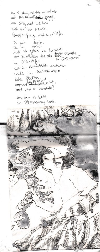 Das Ich am Felsenvorsprung