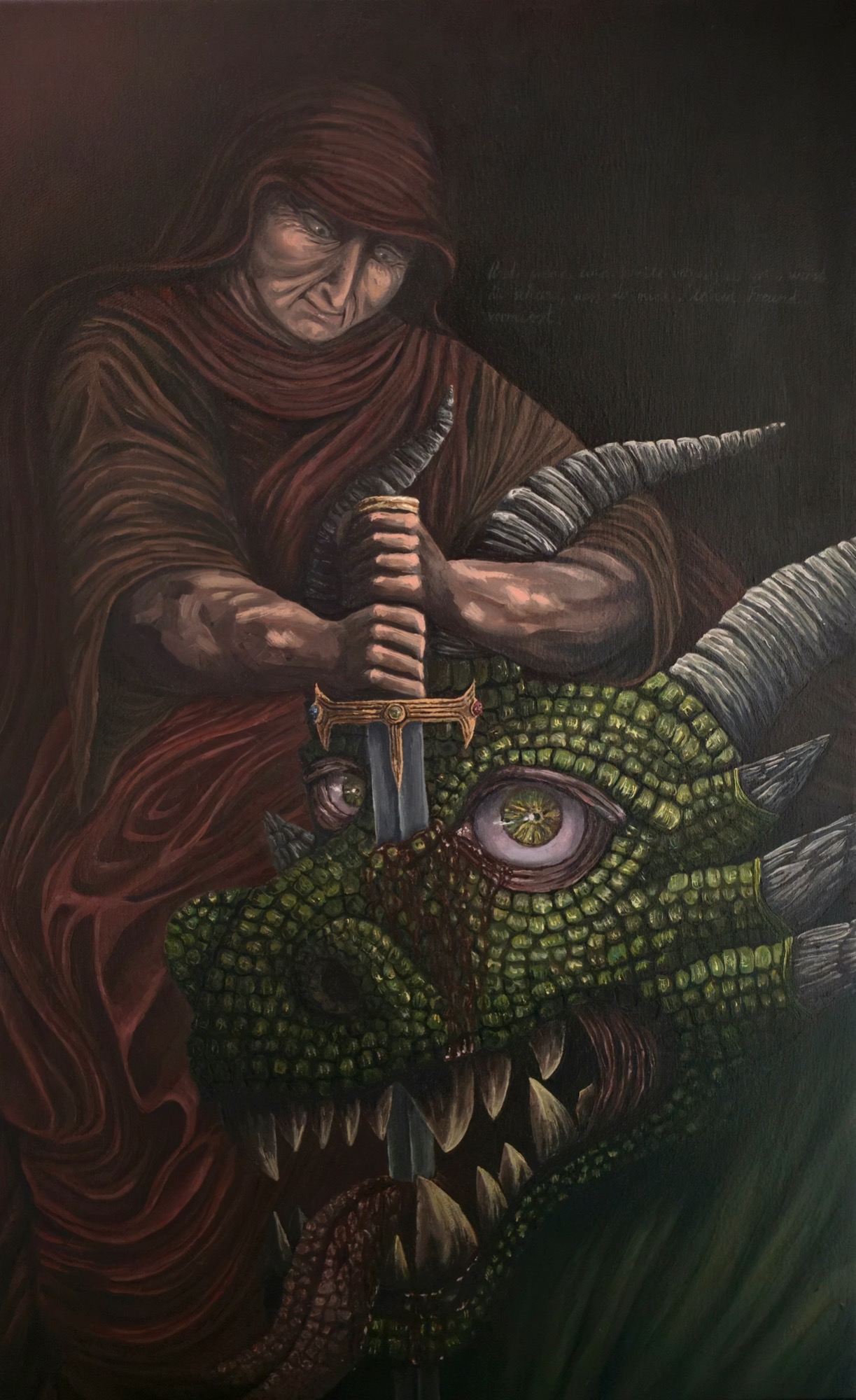 "Drache und Heiliger Georg"